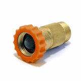 RV In-line High-flow Fresh Water Pressure Regulator - LEAD FREE Brass