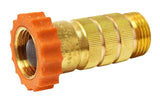 RV In-line High-flow Fresh Water Pressure Regulator - LEAD FREE Brass