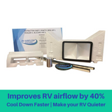 RV Airflow Systems - Air Conditioner Air Flow Systems with Two Duct Inserts