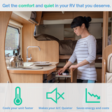 RV Airflow Systems - Air Conditioner Air Flow Systems with Two Duct Inserts