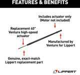 Slide Out Linear Actuator by Lippert Electric for Venture, Tucson Motors (LIP145595)