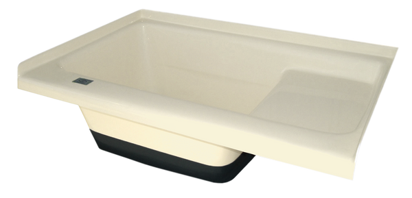 thumbnail image 2 of ICON TU500RH Sit-in Step Bathtub - 36x24x13 Inch Polar White ABS Plastic Tub With Right Drain 2 of 6