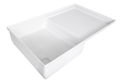 Combo Shower Pan SP400 12893 Polar White - The RV Parts House