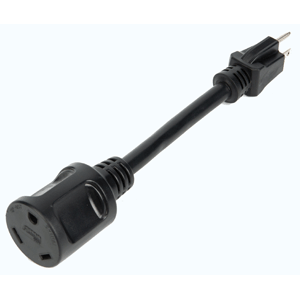 Arcon 14370 Pigtail Power Cord 30-Amp Female to 15-Amp Male Generat... - The RV Parts House