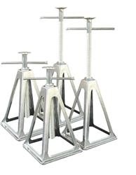 Trailer Stabilizer Jack Stand Extends From 11 Inch To 17 Inch Height; Aluminum; Set Of 4 (48-979004)