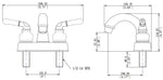 DURA Faucet Classical Arc Spout RV Lavatory Faucet - The RV Parts House