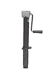 Trailer Tongue Jack; Manual A-Frame Round Sidewind Jack; 2000 Pound Capacity (29025B) - The RV Parts House