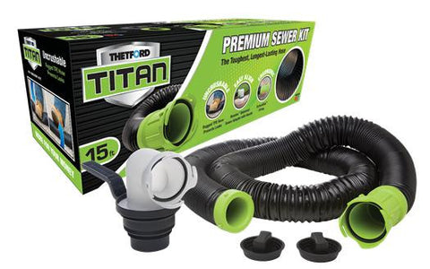 Titan Premium RV  Sewer Kit System: 15-Ft - The RV Parts House