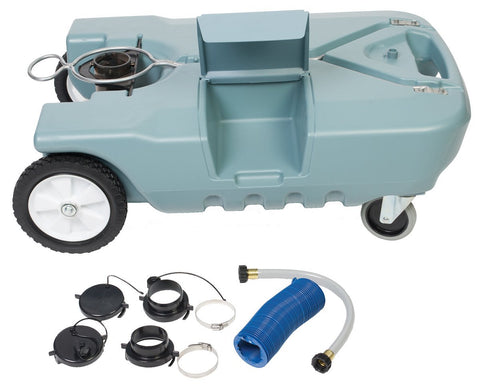 Tote-N-Stor Four wheeler Portable Waste Holding Tank: 18 Gal (20122) - The RV Parts House